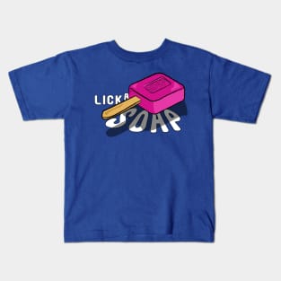 Lick a Soap - Whimsical Soap Bar Lollipop Kids T-Shirt